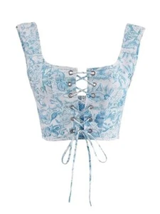 Bloggers favs shop liropolla-0 vintage corset top - Picture 1 of 2