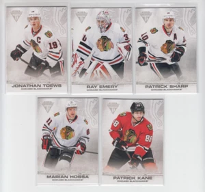 11/12 Panini Titanium Chicago Blackhawks (5 cards) Toews Kane Emery Hossa Sharp - Bild 1 von 2