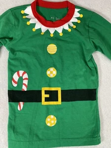 Toddler Unisex Santa Christmas T-Shirt Size 4 - Picture 1 of 4