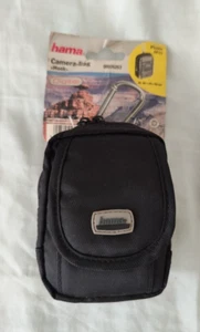NEW Hama Photo DF11 Digital Camera Bag & Hook D-Clip Black Padded Camera Case - Picture 1 of 4