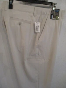 NUEVOS CON ETIQUETAS PANTALONES DE BOLSILLO ROUNDTREE & YORKE 40X30 BEIGE (PIEDRA) AJUSTE CLÁSICO CARGO 6 - Imagen 1 de 10
