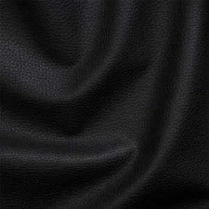 Automotive Heavy Duty Grained PVC PU Vinyl Roll Faux Leather Per Metre BLACK - Picture 1 of 1