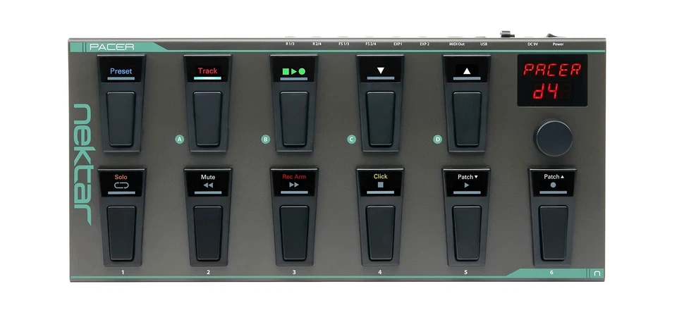 Nektar Pacer MIDI DAW Footswitch Controller - Image 1 of 4