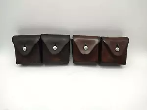 2 SWISS Army SCHMIDT RUBIN RIFLE AMMO POUCH Switzerland military 1942/1943 Prex - Picture 1 of 8