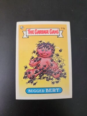 Bugged Bert 11b - The Garbage Gang Card 1985 Rare Australian Release  - Image 1 of 2