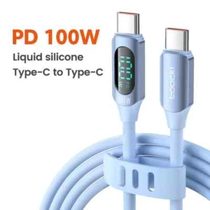 Toocki PD 100W Fast Charging Type C to USB C Cable Cord For iPhone Laptop Tablet - Picture 1 of 12