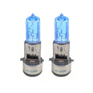 2X Headlight Bulb Ba20d 12V 50/50W ATV Scooter Motorcycle Xenon - Picture 1 of 6