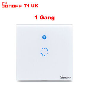 SONOFF T1 UK Smart Wall Switch Touch Wifi Wireless RF APP Voice Remote Control