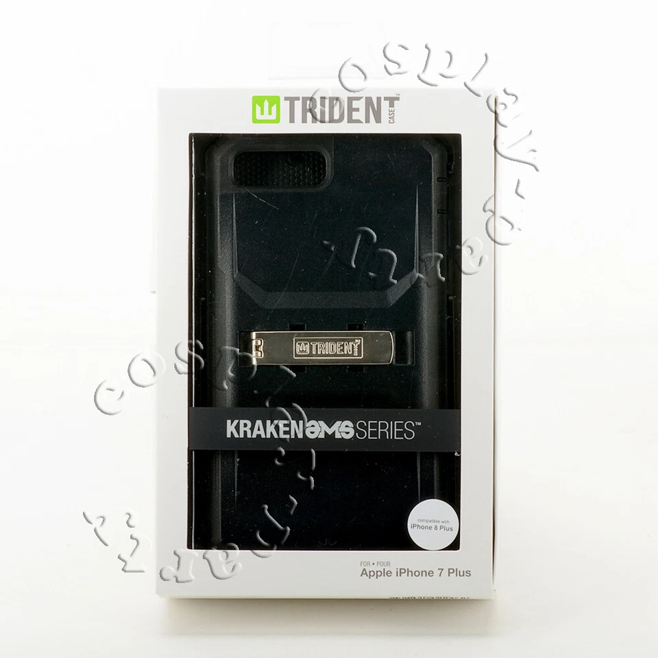 Capa protetora rígida Trident Kraken AMS iPhone 7 Plus / iPhone 8 Plus - Preta - Imagem 1 de 4