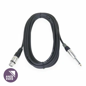 BravoPro AP2117-06 6M 3pin Female XLR to 6.35mm Jack Plug Mic. Cable - Picture 1 of 2