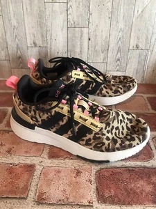 Adidas Cloudfoam Mujer 5.5 Zapato para Correr Tejido Leopardo AGW7147 Tenis - Imagen 1 de 5