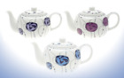 NEW Rennie Mackintosh Fine China Teapot Blue or Pink - The Leonardo Collection