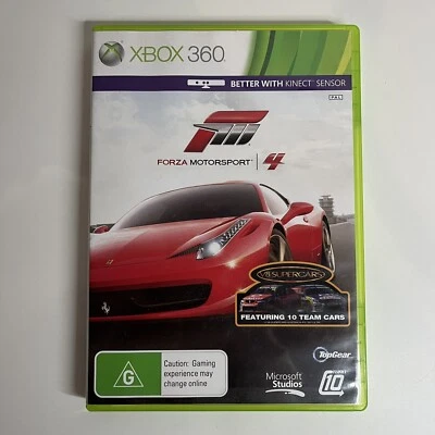 Forza Motorsport 4 Four IV Microsoft Xbox 360 Video Game PAL Free Postage - image 1 of 4