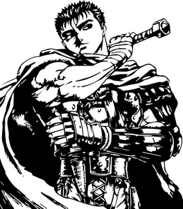 Guts Berserk Anime decal sticker for car/truck laptop window custom - Bild 1 von 1