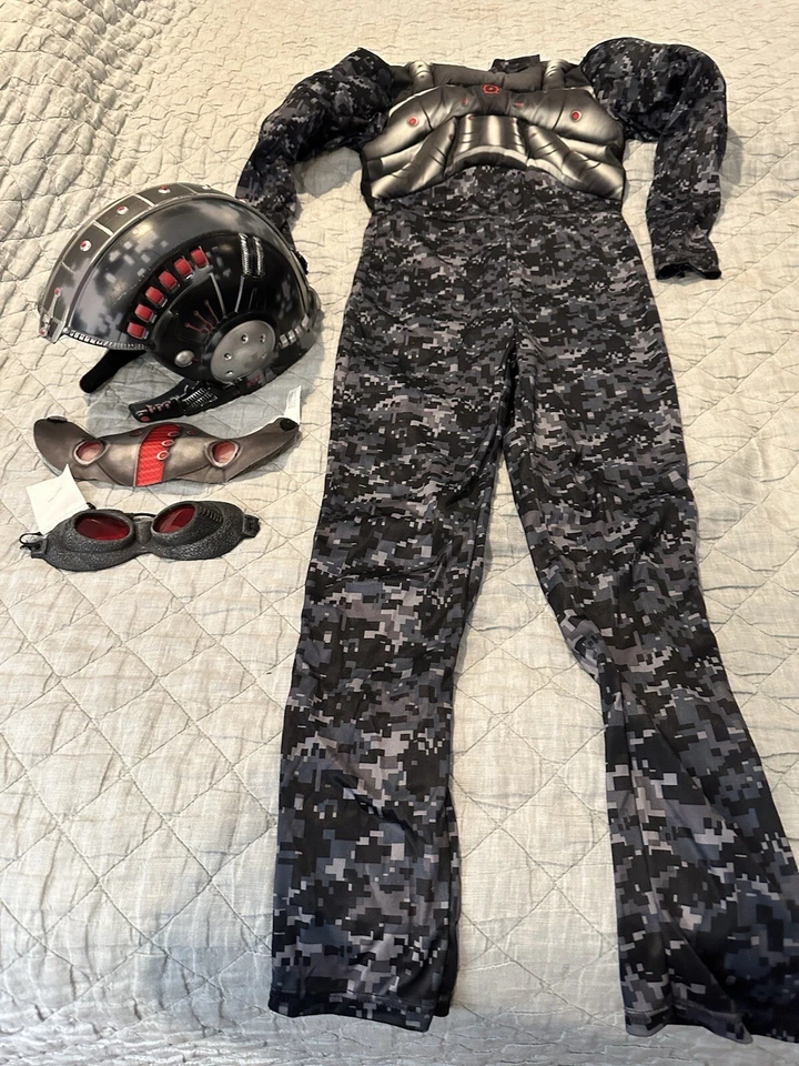 Fantasia Camo Operation Rapid Strike Red Sector Recon Masculina Tamanho G (10-12) - Imagem 1 de 4