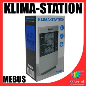 Mebus Klima-Station, Wettervorhersage, Innenthermometer, Beleuchtung NEU WOW - Bild 1 von 4