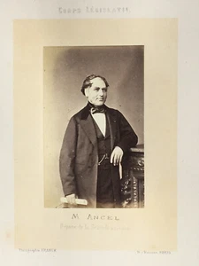 Jules Ancel Seine Fotografía Albúmina Franck Diputado Retrato Foto 1864 - Imagen 1 de 2