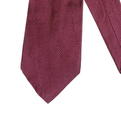 Corbata de seda Lauren Ralph Lauren para hombre 58” borgoña azul marino tejida diseñador corbata ancha nueva Foto 1 de 4