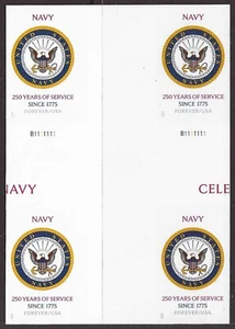 USA Sc. 6011a (F) U.S. Navy 2025 MNH CG block ***NO DIE CUTS*** - Picture 1 of 1