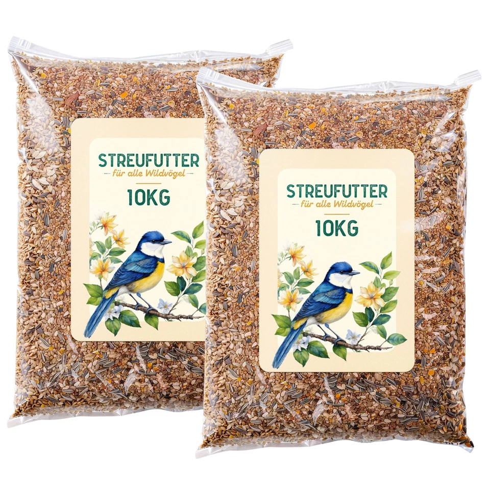 Streufutter 10 - 25kg Vogelfutter Wildvogelfutter sehr proteinreich Premium - Bild 1 von 1