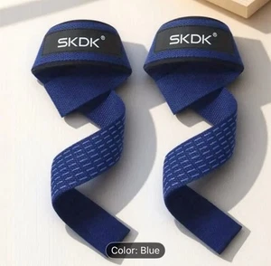 Deadlift Assist Belt with Anti-Slip Wrist Guard- Color Blue - Picture 1 of 5