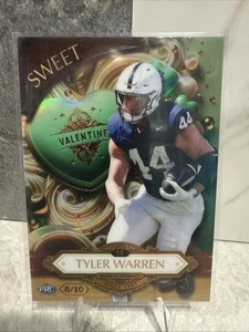 🔥🏈TYLER WARREN 2024 Wild Card Sweet #SWTLT-TW Colts PSU Penn St QB #d 6/10 - Imagen 1 de 9