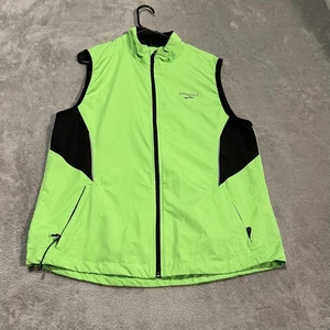 Brooks Vest Mens Medium Shelter Technology Running Cycling Reflective - Picture 1 of 9