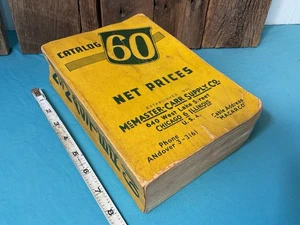 1954 McMaster-Carr Catalog 60 - Industrial Tool Prices - Chicago Collectors - Picture 1 of 13