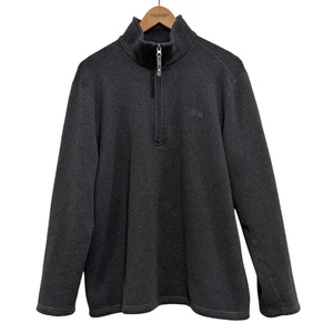 Pullover polar con cremallera gris carbón talla L invierno The North Face para hombre - Imagen 1 de 6