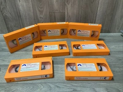 Rugrats VHS Lot Orange Tapes Nickelodeon Lot (7) Foto 1 de 4