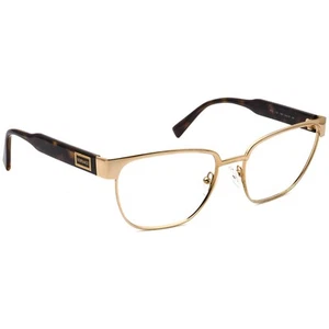 Versace Eyeglasses MOD. 1264 1460 Shiny Gold/Havana Square Frame Italy 54-18 140 - Picture 1 of 6