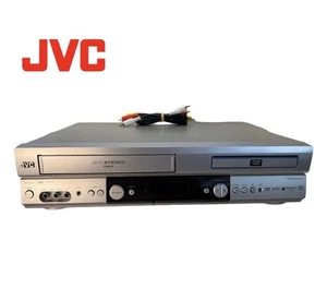 JVC HR-XVC1U DVD VCR Combo VHS Player W/Cables Hi-Fi (TESTED) Works - Picture 1 of 6