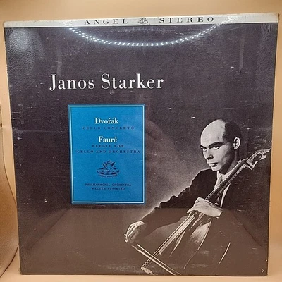 New Sealed Angel S 35417 JANOS STARKER Dvorak Cello Cto Faure Elegie 1957 BLUE  - Image 1 of 2