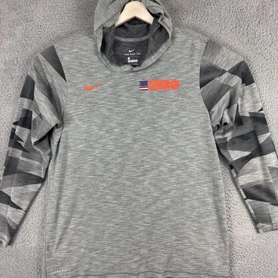 Camisa Clemson Tigers Con Capucha Manga Larga Para Hombre Grande Gris Fútbol Nike Dri-FIT Foto 1 de 4