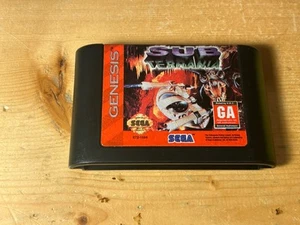 Sub Terrania - Sega Genesis - Authentic - Tested Works - Picture 1 of 7