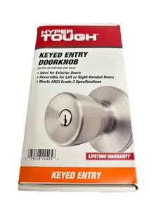 Hyper tough keyed entry door knob NEW - Picture 1 of 2