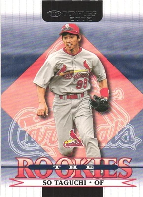 2002 Donruss The Rookies #10 So Taguchi St. Louis Cardinals Rookie RC - Imagem 1 de 2