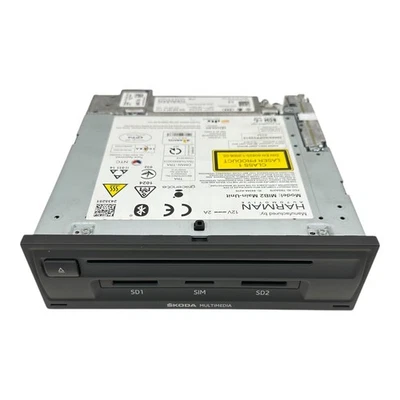 Radio Multimedia Steuergerät MIB II Columbus Skoda Superb Octavia 5E 3V0035021C - Bild 1 von 4