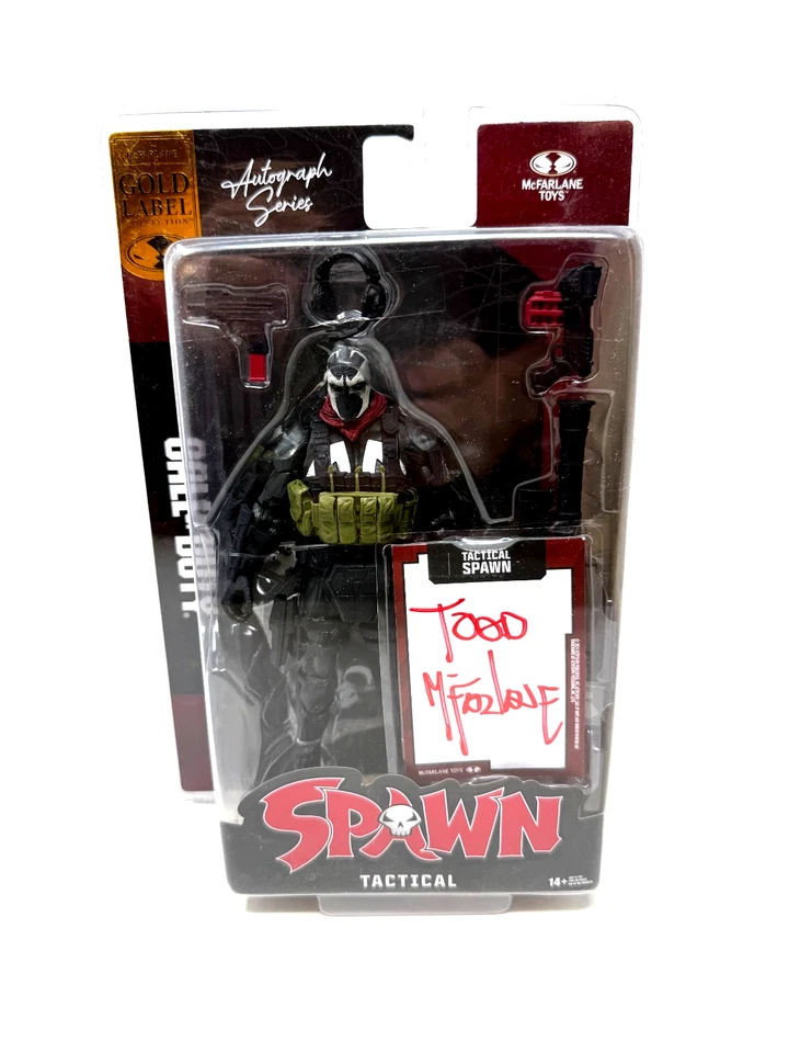 Figura de acción autografiada McFarlane Toys Call of Duty Spawn Tactical SELLADA Foto 1 de 1