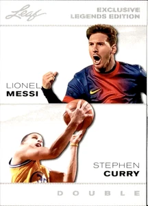 Lionel Messi/Stephen Curry 2024 LEAF Double EXCLUSIVE LEGENDS #ELE-25 - Picture 1 of 2