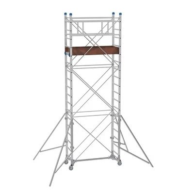 MARCHETTI OLYMPO impalcatura ponteggio trabattello alluminio con ruote 5,4 m - Immagine 1 di 2