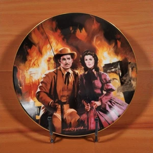 Gone With the Wind the Burning of Atlanta Collectors Plate 1988 W S George w Box - Picture 1 of 7