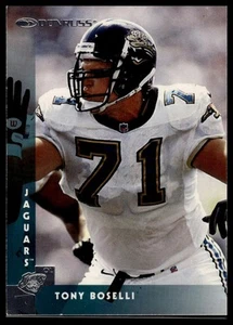 1997 Donruss #165 Tony Boselli Press Proofs Gold Die Cuts - Picture 1 of 2