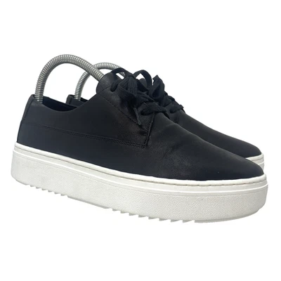 Zapatillas deportivas con plataforma de cuero negras Eileen Fisher para mujer 7 zapatos informales minimalistas Foto 1 de 4