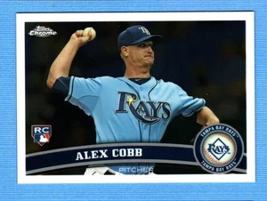 2011 Topps Chrome #207 Alex Cobb Tampa Bay Rays - Picture 1 of 1