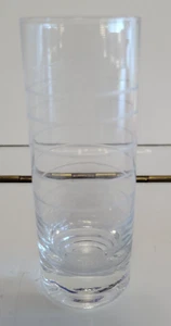 MIKASA CHEERS VETRO TRASPARENTE SHOT GLASS STRISCE SMERIGLIATE 4 POLLICI CONTIENE 2 OZS - Foto 1 di 4