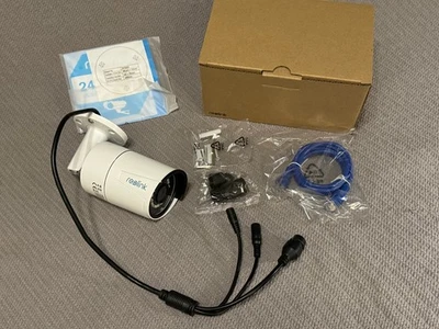 Reolink RLC-410-5MP 5 Megapixel Network IR Outdoor/Indoor Bullet Camera, 4mm Len - Image 1 of 4