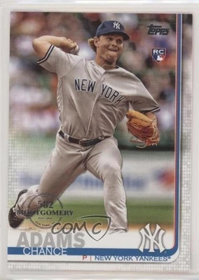 2019 Topps Factory Set 582 Montgomery Club Chance Adams #98 Rookie RC - Image 1 of 2