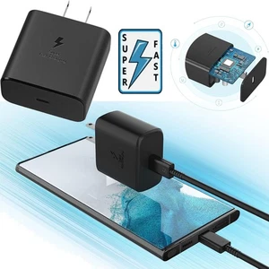 45W Super USB-C Fast Phone Charger USB-C Cable For Samsung Z Fold6 5 Z Flip6 5 4 - Picture 1 of 23