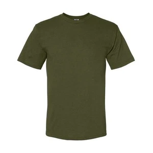 Bayside USA-Made Midweight T-Shirt - Olive - Bayside 5040 - Picture 1 of 2